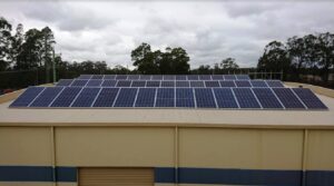 Solahart Goulburn Valley panel commercial installation