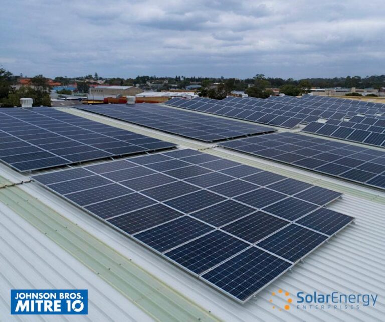 Solar Energy Enterprises panel commercial installation