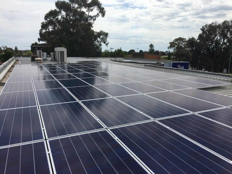 Solar Man panel commercial installation