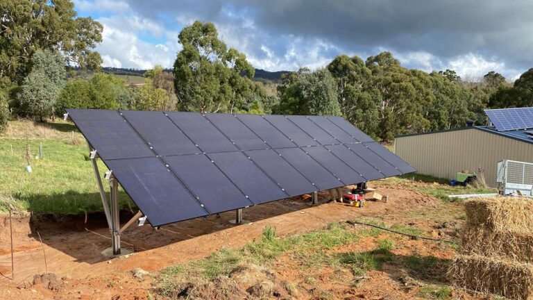 Solar Man panel off grid installation