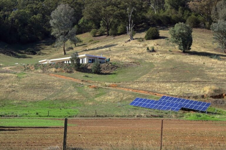 Solarblu panel off grid installation