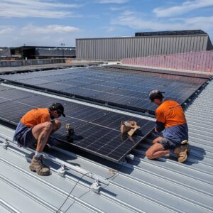 Winki Energy panel commercial installation