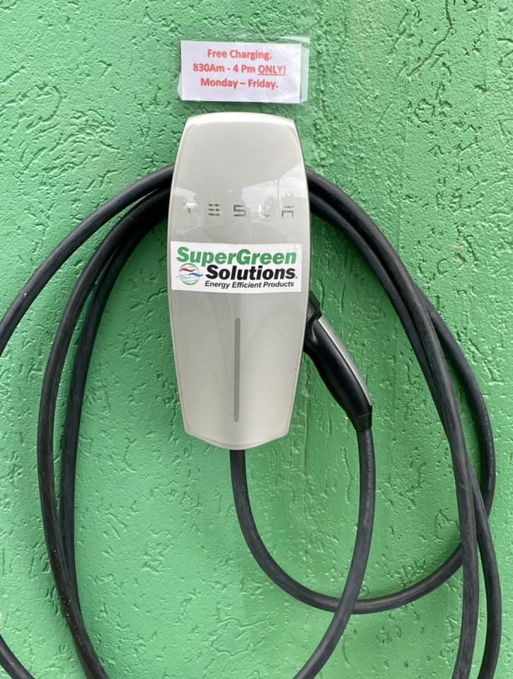 EV Charger installed by SuperGreen Solutions