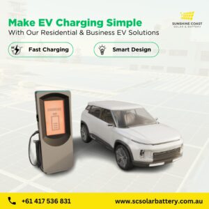 EV Charger solutions by Sunshine Coast Solar & Battery