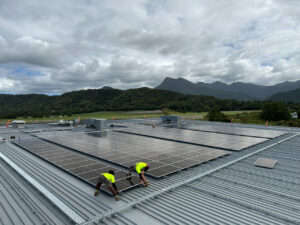 G Solar & Electrical panel commercial installation