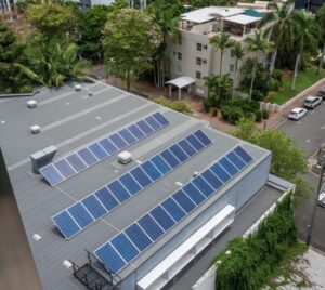 Queensland Solar and Lighting panel commercial installation