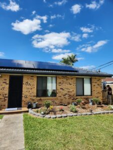 Solar Air Energy panel residential installation