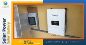 Solar Battery installed by Sunny Sky Solar