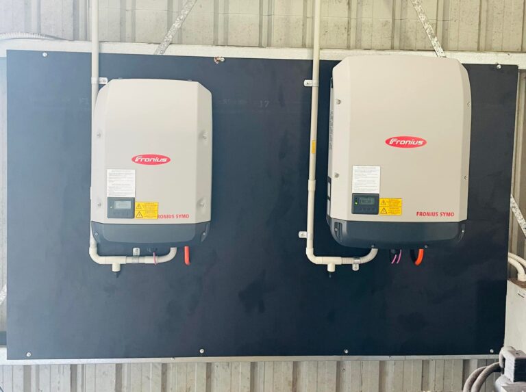 Solar Inverter installed by AP Solar and Batteries