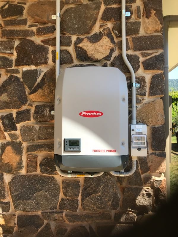 Solar Inverter installed by Greenfield Energy