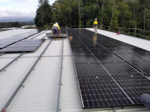 SolarWide panel commercial installation