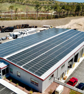 Sunny Gold Solar panel commercial installation