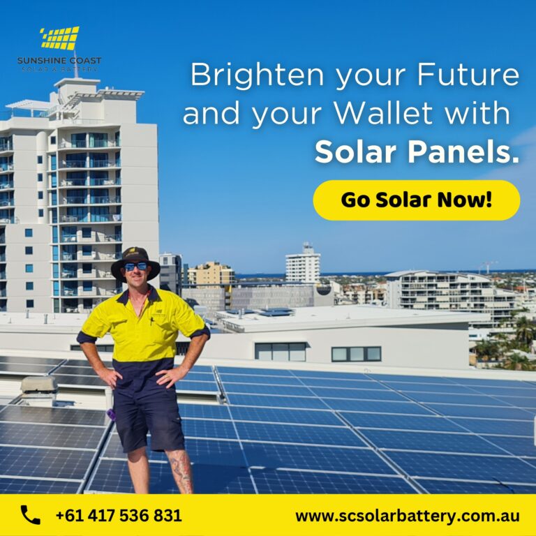 Sunshine Coast Solar & Battery panel commercial installation