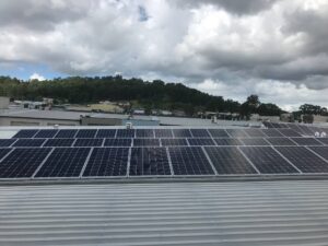 The SunWorks Solar panel commercial installation