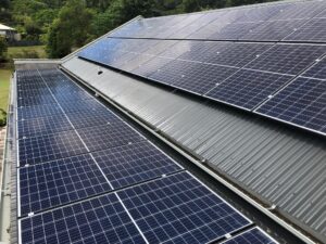 The SunWorks Solar panel residential installation