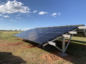 True North Solar panel off grid installation