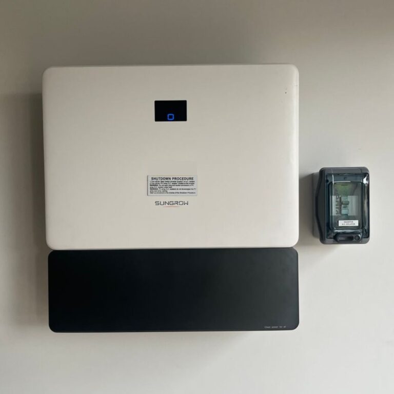 Solar Inverter installed by Glow Heating Cooling Electrical