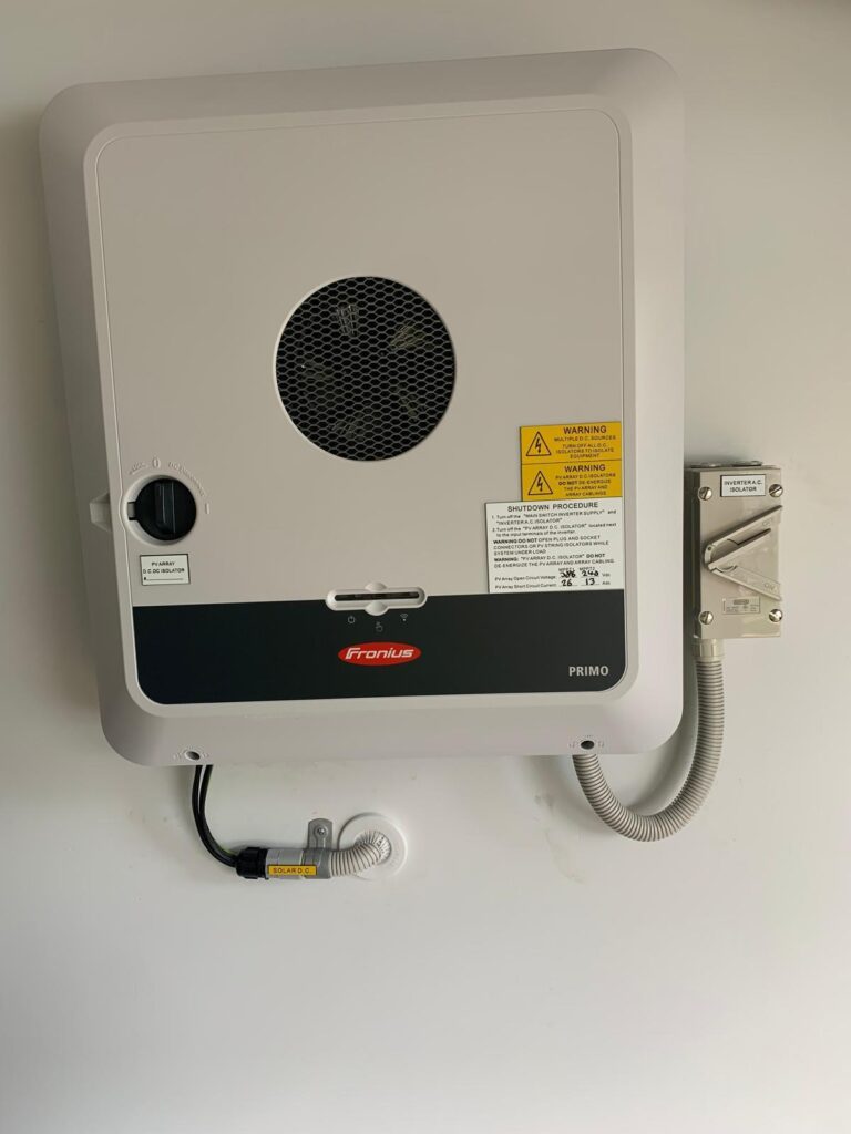 Solar Inverter installed by Mission Green Solar