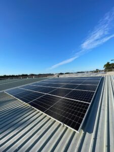 JNQ Solar and Electrical panel commercial installation