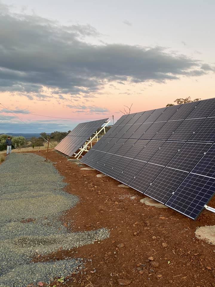 Trenco Electrical panel off grid installation