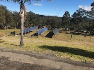 Twin Lakes Air + Solar panel off grid installation