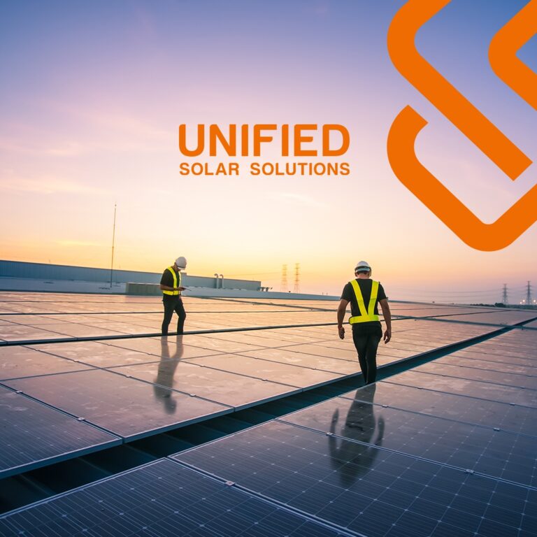 Unified Solar Solutions panel commercial installation