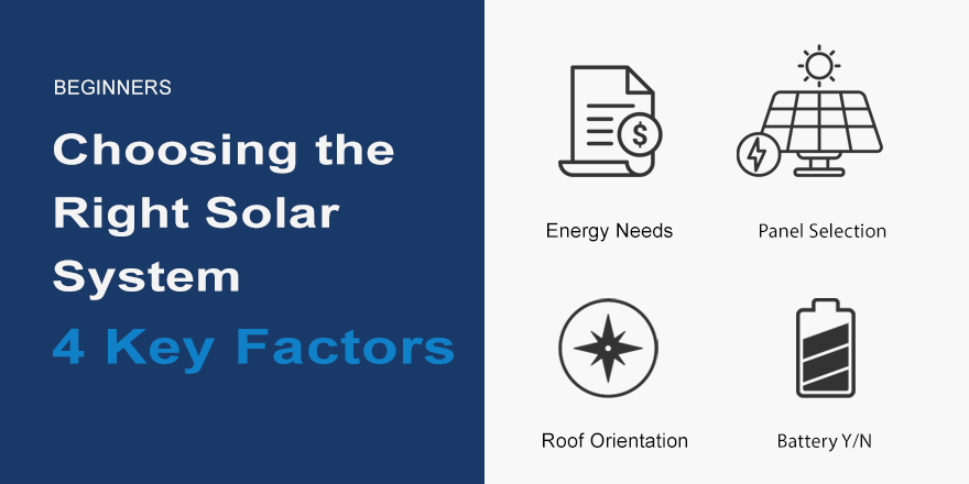 How to Choose the Right Solar System - Equipment & Battery